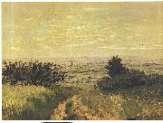 Claude Monet View to the plain of Argenteuil Spain oil painting artist